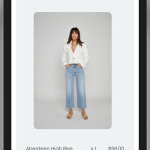 Oliver Logan Aberdeen Wide Leg Crop Size 30 (Run Small)